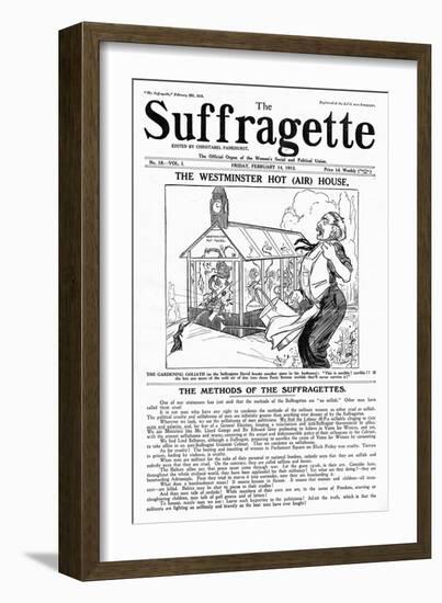 Newspaper, Suffragette-null-Framed Art Print