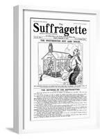 Newspaper, Suffragette-null-Framed Art Print