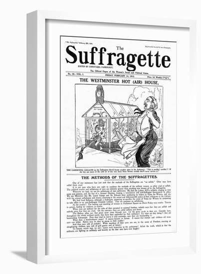 Newspaper, Suffragette-null-Framed Art Print