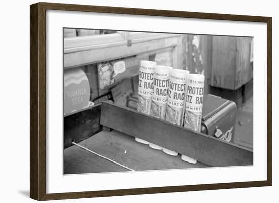 Newspapers for sale at a grocery, 324 East 61st Street, New York City, 1938-Walker Evans-Framed Photographic Print