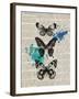 Newsprint Butterflies-Morgan Yamada-Framed Art Print