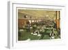 Newsroom, Detroit News Building, Michigan-null-Framed Art Print