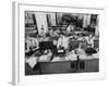 Newsroom of the New York Times-null-Framed Photo