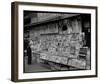 Newsstand, 32nd Street and Third Avenue, Manhattan-Berenice Abbott-Framed Giclee Print