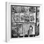 Newsstand Displaying American Magazines-Jack Birns-Framed Photographic Print