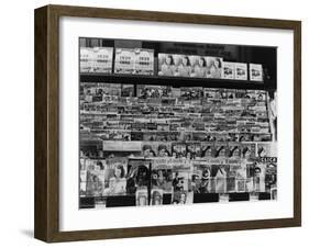 Newsstand, Omaha, Nebraska, c.1938-John Vachon-Framed Photo