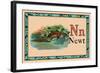 Newt-null-Framed Art Print