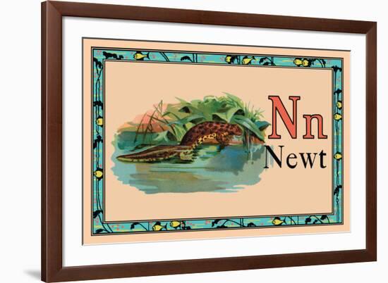 Newt-null-Framed Art Print