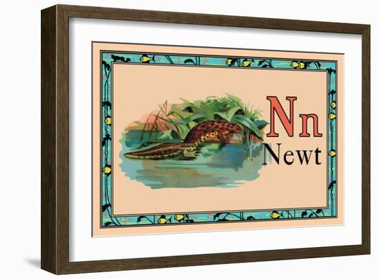 Newt-null-Framed Art Print