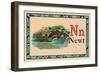 Newt-null-Framed Art Print