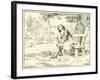 Newton and the Apple-null-Framed Giclee Print
