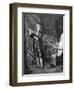 Newton Investigating Light, C1879-John Adam Houston-Framed Giclee Print