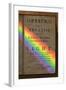 Newton's Opticks with Colour Spectrum-David Parker-Framed Premium Photographic Print