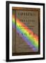 Newton's Opticks with Colour Spectrum-David Parker-Framed Photographic Print