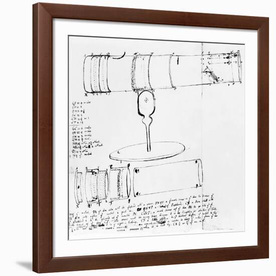 Newton's Telescope, Historical Artwork-Library of Congress-Framed Photographic Print