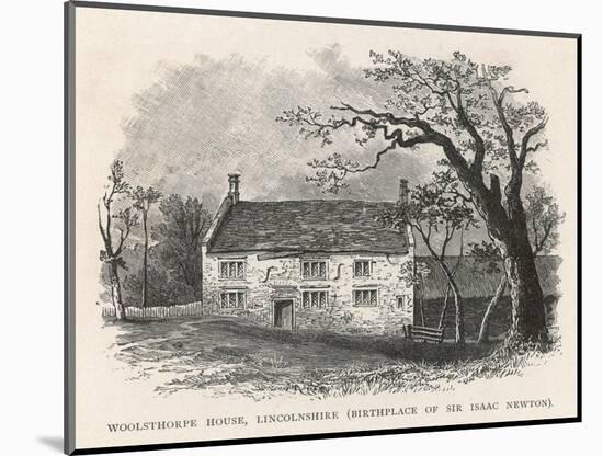 Newton, Woolsthorpe Lincs-null-Mounted Art Print