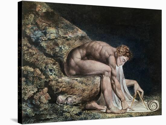 Newton-William Blake-Stretched Canvas