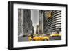 Newyork City Cabs-null-Framed Art Print