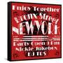 Newyork City Design Man T-Shirt Vector Design-emeget-Framed Stretched Canvas