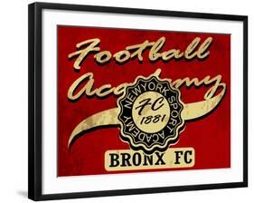 Newyork Football Academy College Tee Graphic-emeget-Framed Art Print