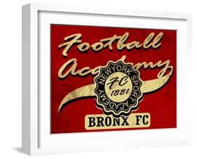 Newyork Football Academy College Tee Graphic-emeget-Framed Art Print