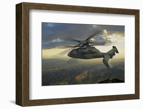 next generation Sikorsky helicopter-null-Framed Art Print