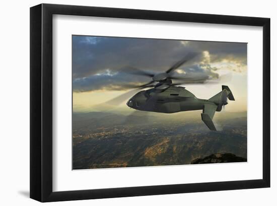 next generation Sikorsky helicopter-null-Framed Art Print