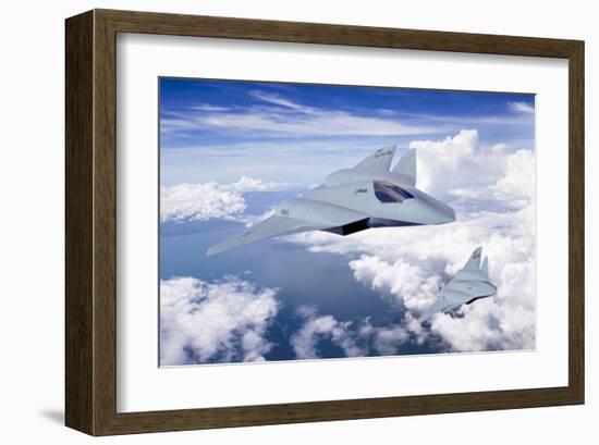 next generation strike fighter F/A-XX-null-Framed Art Print