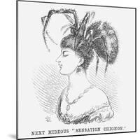 Next Hideous Sensation Chignon, 1867-Edward Linley Sambourne-Mounted Giclee Print