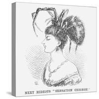 Next Hideous Sensation Chignon, 1867-Edward Linley Sambourne-Stretched Canvas