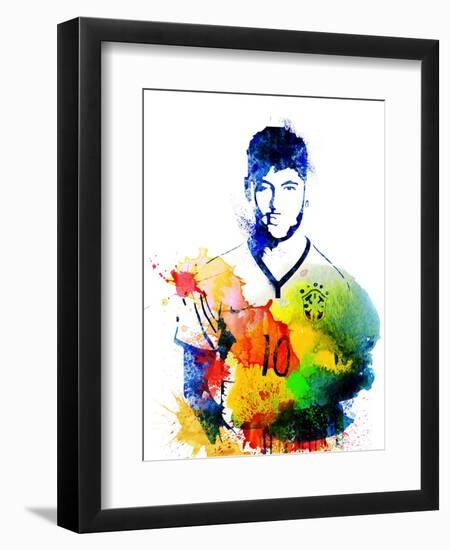 Neymar-Jack Hunter-Framed Art Print