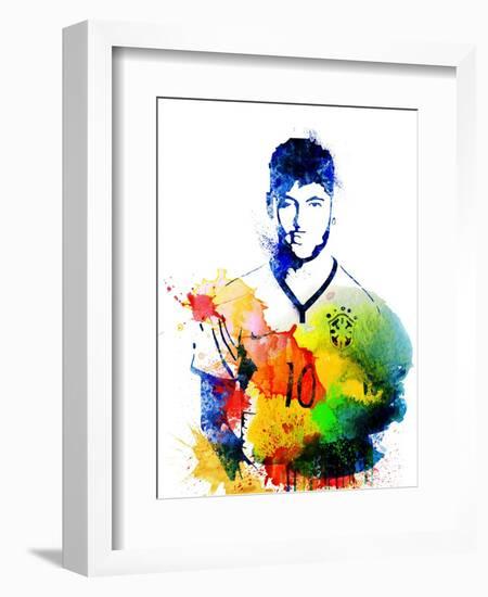 Neymar-Jack Hunter-Framed Art Print