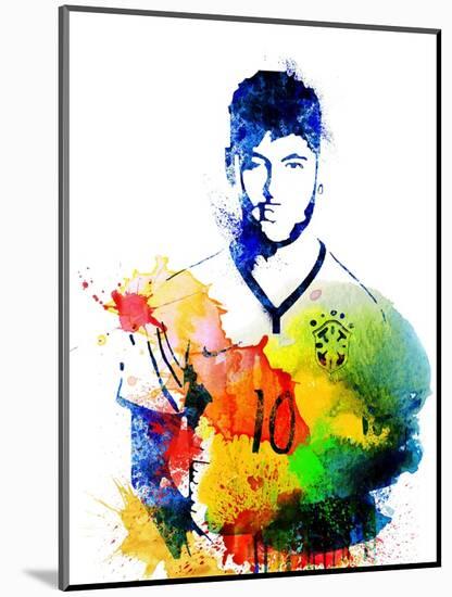 Neymar-Jack Hunter-Mounted Art Print