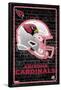 NFL Arizona Cardinals - Neon Helmet 23-Trends International-Framed Poster