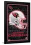 NFL Arizona Cardinals - Neon Helmet 23-Trends International-Framed Poster