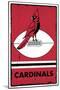 NFL Arizona Cardinals - Retro Logo 15-Trends International-Mounted Poster