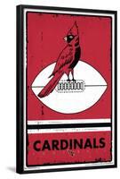 NFL Arizona Cardinals - Retro Logo 15-Trends International-Framed Poster