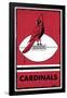 NFL Arizona Cardinals - Retro Logo 15-Trends International-Framed Poster