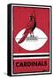 NFL Arizona Cardinals - Retro Logo 15-Trends International-Framed Stretched Canvas