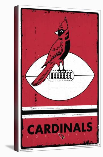 NFL Arizona Cardinals - Retro Logo 15-Trends International-Stretched Canvas