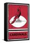 NFL Arizona Cardinals - Retro Logo 15-Trends International-Framed Stretched Canvas