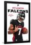 NFL Atlanta Falcons - Bijan Robinson Feature Series 24-Trends International-Framed Poster