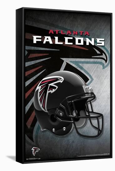 NFL Atlanta Falcons - Helmet 16-Trends International-Framed Stretched Canvas