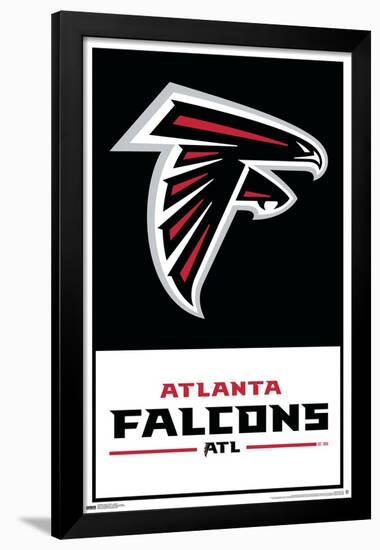 NFL Atlanta Falcons - Logo 21-Trends International-Framed Poster