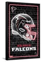 NFL Atlanta Falcons - Neon Helmet 23-Trends International-Framed Poster