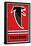 NFL Atlanta Falcons - Retro Logo 15-Trends International-Framed Poster