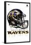 NFL Baltimore Ravens - Drip Helmet 20-Trends International-Framed Poster