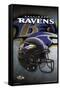 NFL Baltimore Ravens - Helmet 16-Trends International-Framed Stretched Canvas