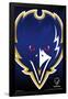 NFL Baltimore Ravens - Logo 14-Trends International-Framed Poster