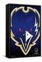 NFL Baltimore Ravens - Logo 14-Trends International-Framed Stretched Canvas